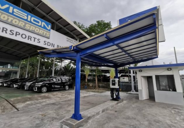 Fasiliti pengecasan pantas DC 40kW oleh Vision Motors Sport di Lembah Klang – penggunaan percuma