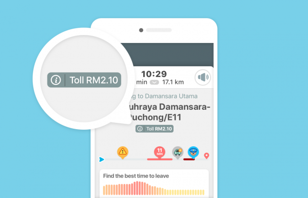 Waze navigation now shows toll prices in Malaysia
