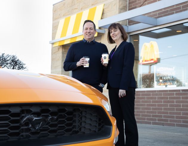 Ford turns McDonald’s coffee waste into headlights