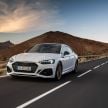 2020 Audi RS5 Coupe, Sportback facelift debut – 2.9L V6 TFSI, 450 hp & 600 Nm; minor upgrades overall