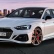 2020 Audi RS5 Coupe, Sportback facelift debut – 2.9L V6 TFSI, 450 hp & 600 Nm; minor upgrades overall