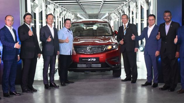 2020 Proton X70 CKD rolls out of Tanjung Malim plant – launch soon, right-hand drive exports planned