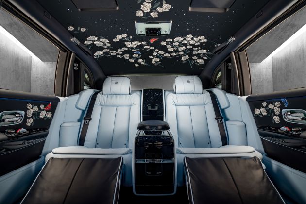Rolls-Royce Rose Phantom debuts – a million stitches!