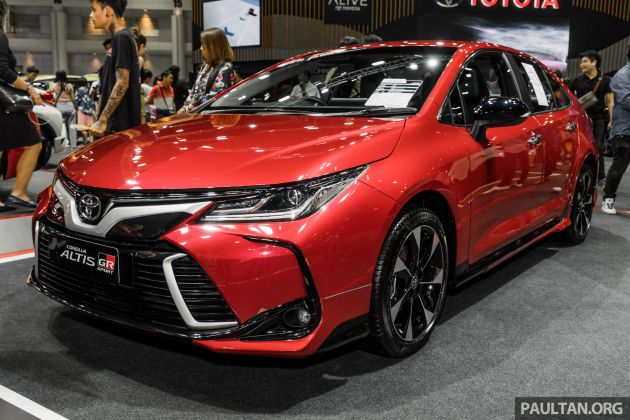 GALLERY: 2019 Toyota Corolla Altis GR Sport on show at Thailand Motor Expo – 140 PS 1.8L; from RM138k