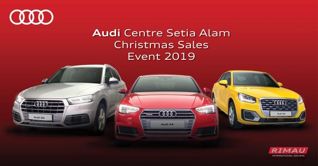 AD: Enjoy up to RM30,000 off at the Audi Setia Alam Christmas Sales Event – free 5-year maintenance too!