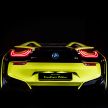 BMW i8 Roadster LimeLight Edition makes its debut