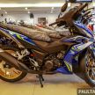 Honda RS150R V2 2019 sudah berada di kedai, lima warna termasuk Tricolor dan Repsol, dari RM9.3k