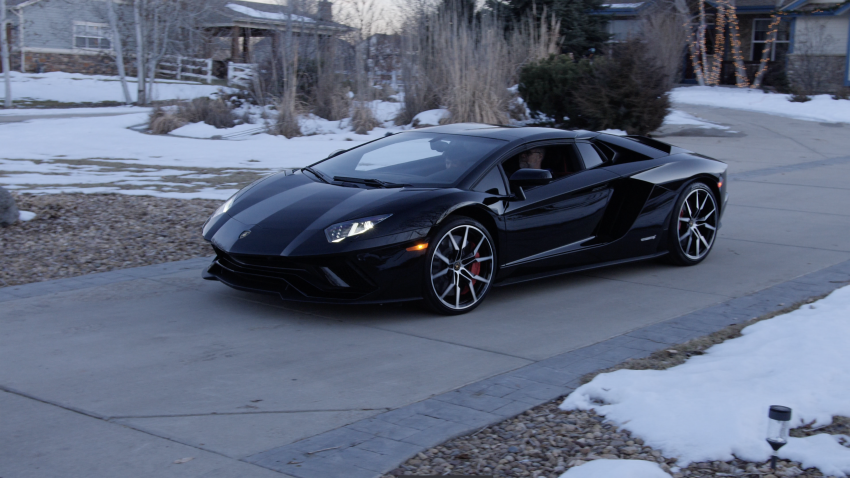 Lamborghini surprises father-son team who 3D-printed an Aventador with the real thing for the holiday season 1063400