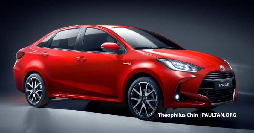 Toyota Vios generasi baru dalam imej bayangan Yaris 1061457