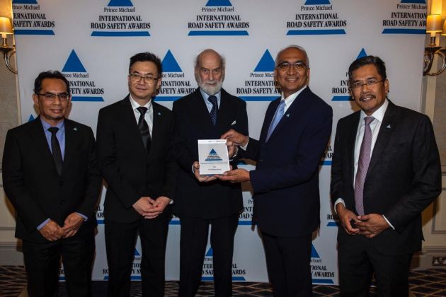 PLUS menang anugerah Prince Michael International Road Safety Award – diiktiraf lebuhraya bertaraf dunia