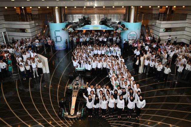 Petronas, Mercedes-AMG celebrate sixth Formula One Constructors’ Championship title in Kuala Lumpur