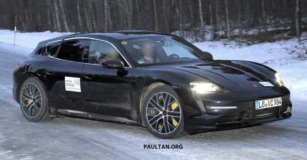 SPYSHOTS: Porsche Taycan Sport Turismo seen again