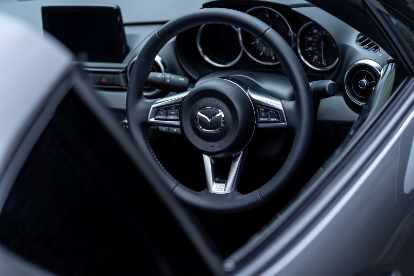 Mazda MX-5 GT Sport Tech di UK – aloi BBS, tempat duduk kulit <em>Burgundy Nappa</em>, keselamatan dinaiktaraf 1066880