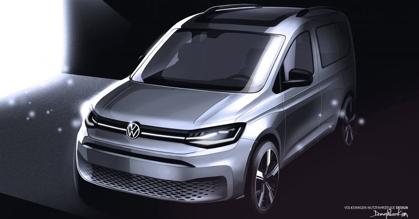 2020 Volkswagen Caddy teased, to debut in February 1074124