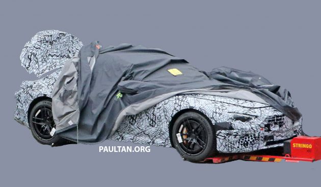 SPYSHOTS: Mercedes-Benz SL returns to fabric roof, to receive up to 800 hp in SL73 hybrid twin-turbo V8