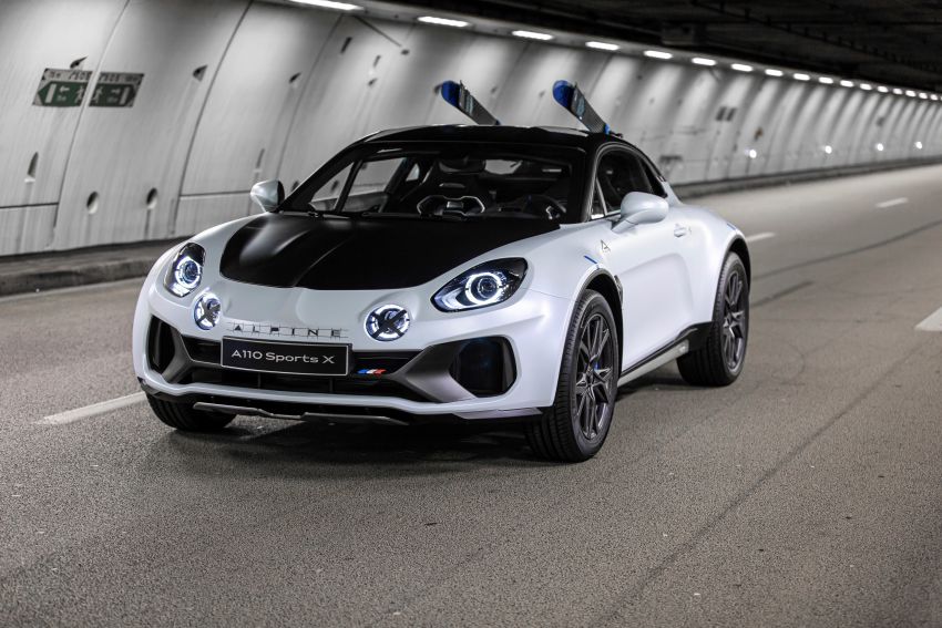 Alpine A110 SportsX – sports car gets rally-style mod 1074898