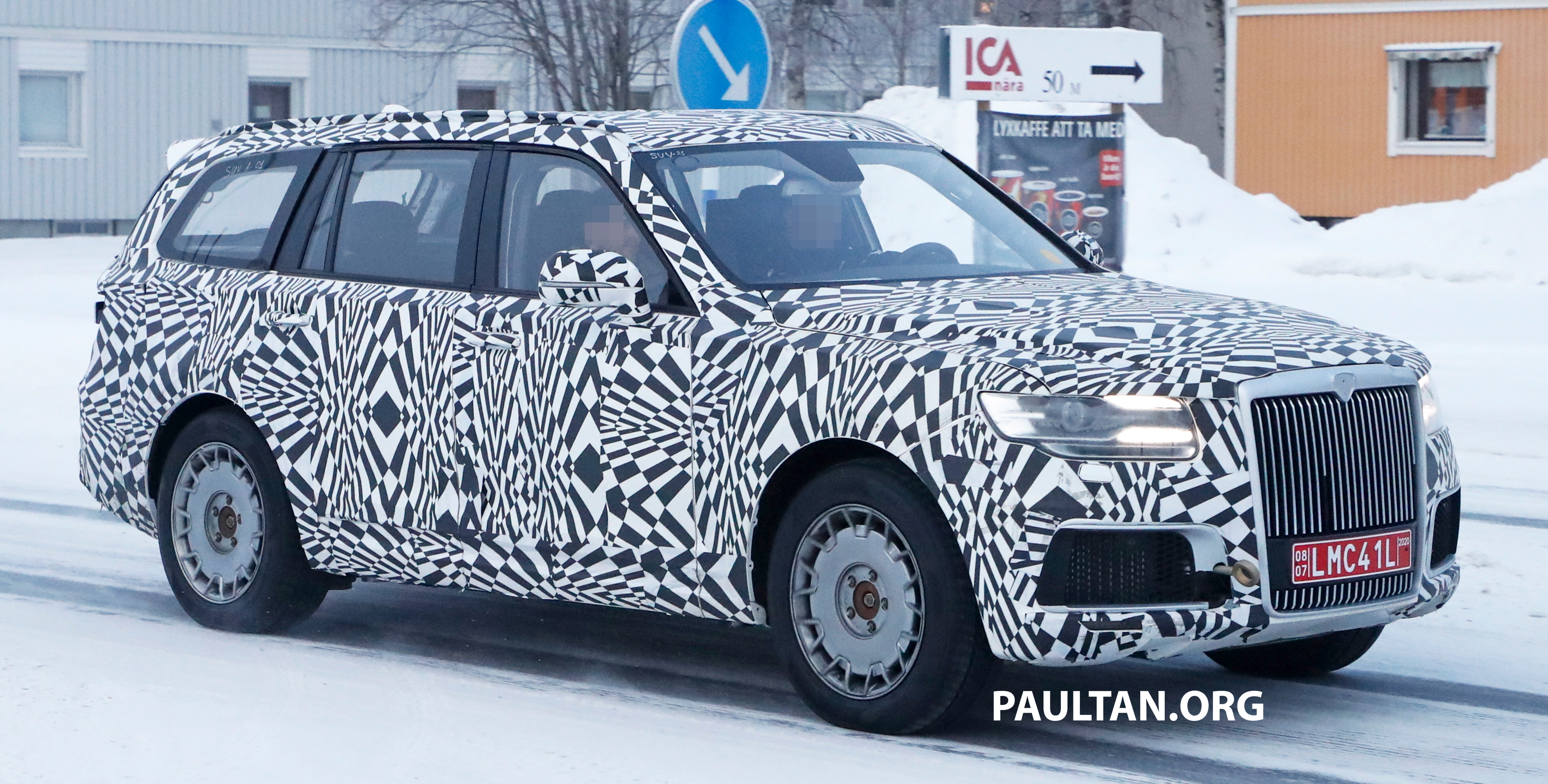 SPYSHOTS: Aurus Komendant - Russian luxury SUV 