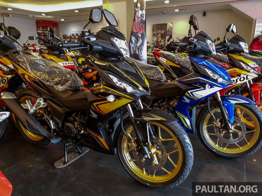 2020 Honda RS150R V2 spotted in Malaysian dealer, five new colours, pricing starts from RM9,300 1064343