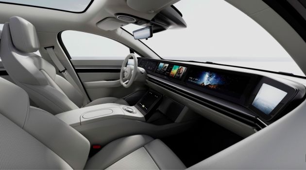 Sony Vision-S – kereta EV konsep yang padat dengan teknologi canggih, dikuasakan dua motor 200 kW