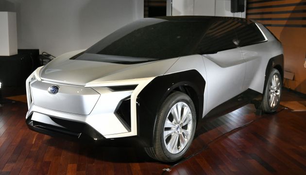 Subaru shows off an all-electric crossover concept