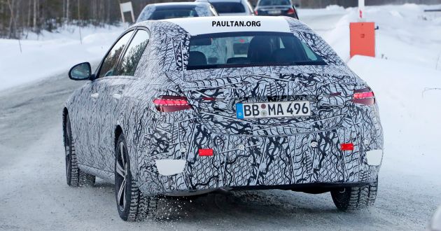 SPIED: W206 Mercedes-Benz C-Class shows more skin
