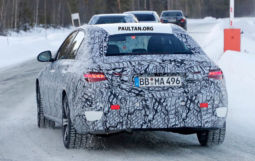 SPIED: W206 Mercedes-Benz C-Class shows more skin 1074276