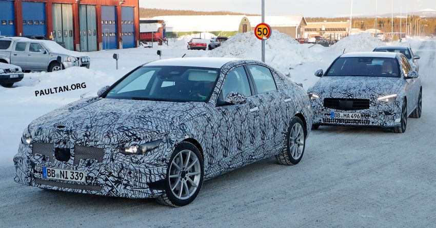 SPIED: W206 Mercedes-Benz C-Class shows more skin 1074261