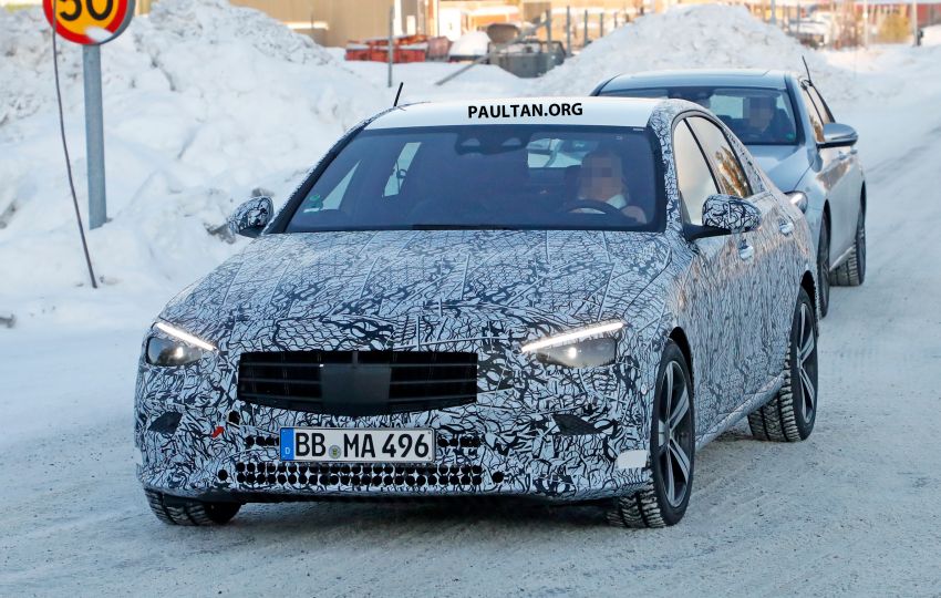 SPIED: W206 Mercedes-Benz C-Class shows more skin 1074262