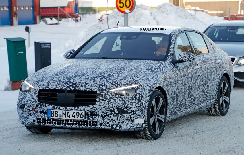 SPIED: W206 Mercedes-Benz C-Class shows more skin 1074263