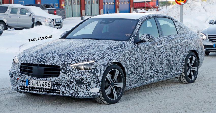 SPIED: W206 Mercedes-Benz C-Class shows more skin 1074264