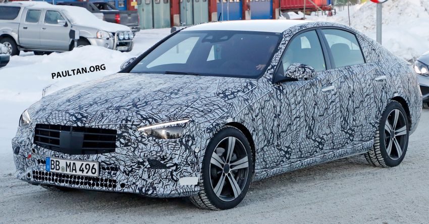 SPIED: W206 Mercedes-Benz C-Class shows more skin 1074265