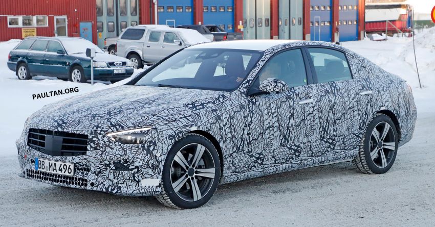 SPIED: W206 Mercedes-Benz C-Class shows more skin 1074266