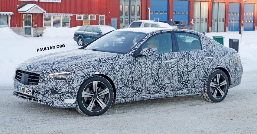 SPIED: W206 Mercedes-Benz C-Class shows more skin 1074267
