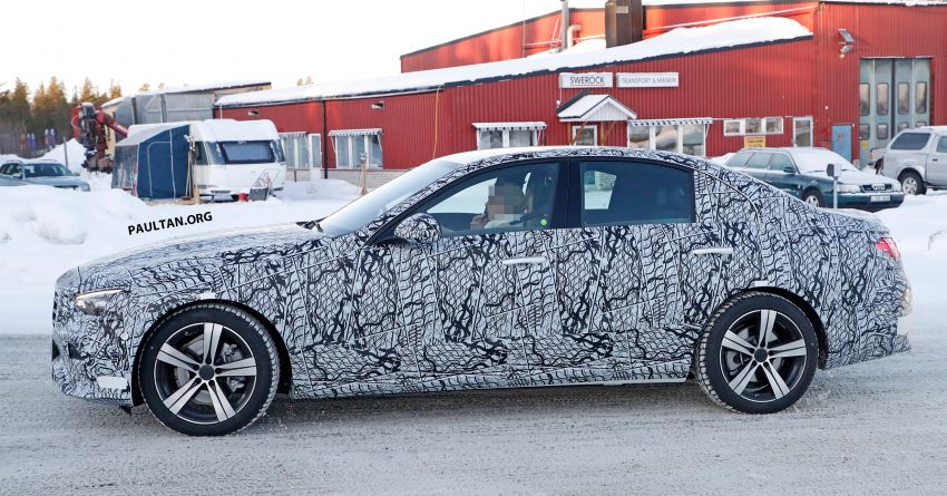 SPIED: W206 Mercedes-Benz C-Class shows more skin 1074268
