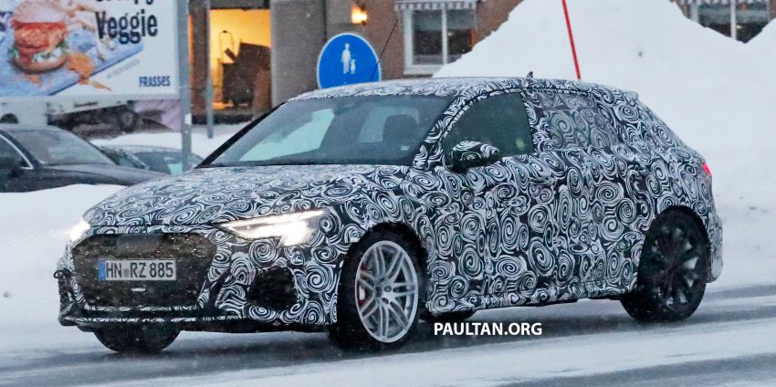 SPYSHOTS: 2020 Audi RS3 seen running winter tests 1076380