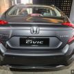 Honda Civic 2020 diperkenalkan secara rasmi di M’sia – dengan Honda Sensing, harga bermula RM113,600