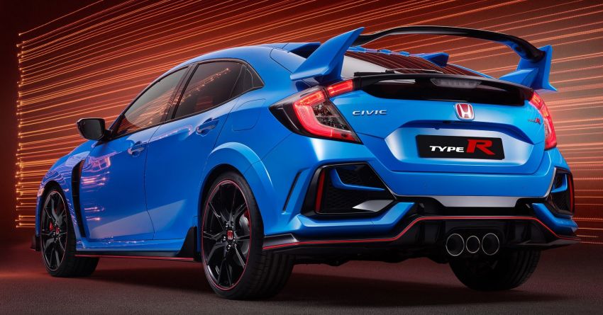 Honda Civic Type R facelift 2020 dilancarkan di Eropah dengan varian Sport Line tanpa spoiler bersaiz besar 1085541