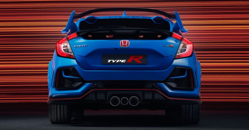 Honda Civic Type R facelift 2020 dilancarkan di Eropah dengan varian Sport Line tanpa spoiler bersaiz besar 1085543