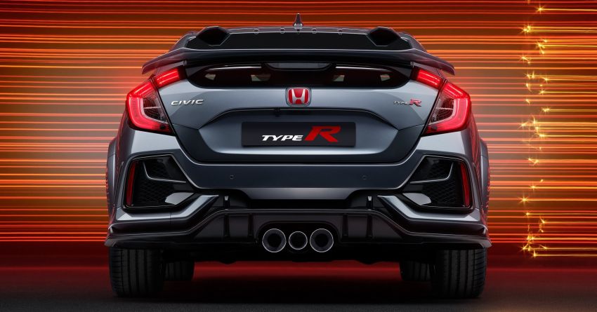 Honda Civic Type R facelift 2020 dilancarkan di Eropah dengan varian Sport Line tanpa spoiler bersaiz besar 1085531