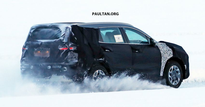 SPIED: 2020 Hyundai Santa Fe facelift – new hybrid? 1078006