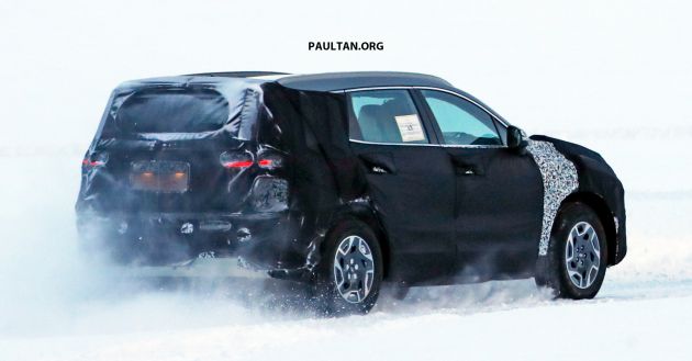 SPIED: 2020 Hyundai Santa Fe facelift – new hybrid?