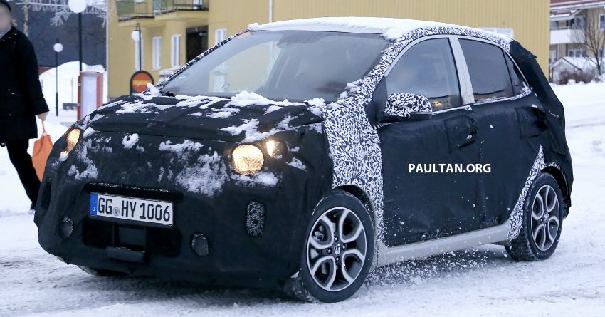 SPYSHOTS: 2020 Kia Picanto facelift seen in Sweden 1076291