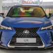 Lexus UX boleh ditempah – tiga varian, dari RM244k