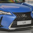 Lexus UX boleh ditempah – tiga varian, dari RM244k
