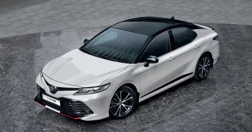 Toyota Camry S-Edition for Russia – revised exterior and interior trim, gains T-Mark anti-theft identifier 1077619