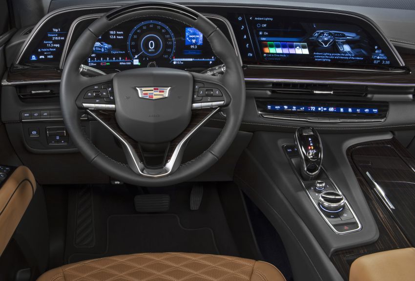 2021 Cadillac Escalade – 6.2L petrol V8, 3.0L diesel; Super Cruise ADAS, 38-inch curved OLED display 1077263