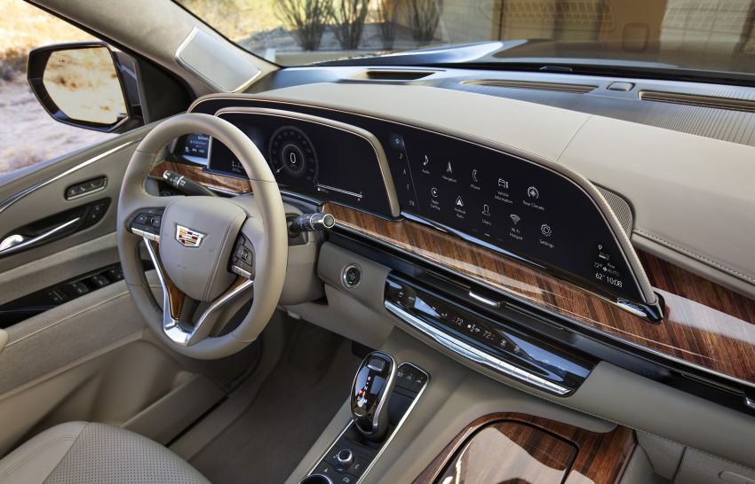 2021 Cadillac Escalade – 6.2L petrol V8, 3.0L diesel; Super Cruise ADAS, 38-inch curved OLED display 1077274