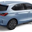 Honda City Hatchback 2021 – imej render dihasilkan