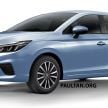 Honda City Hatchback 2021 – imej render dihasilkan