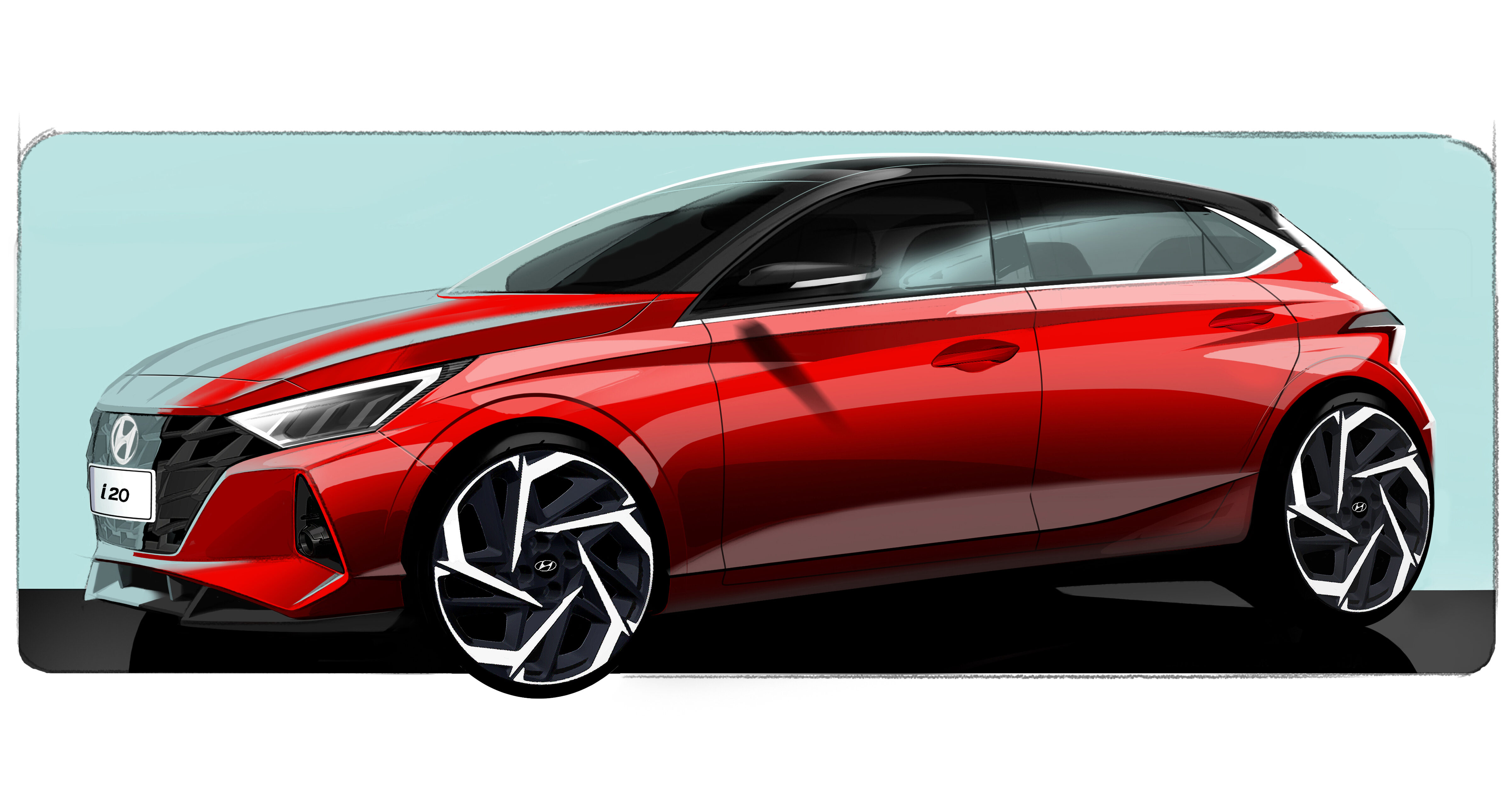 Lakaran Hyundai i20 generasi baharu didedahkan, bakal buat kemunculan sulung di Geneva Mac 2020
